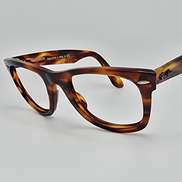 Ray-Ban RB2140 954 Original Wayfarer Classic Striped Havana Sunglasses Frame - Picture 1 of 12